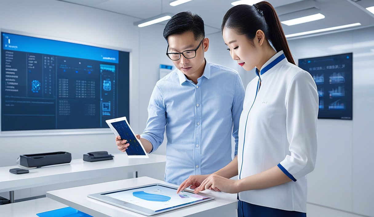 拓路人顾问与企业沟通AI搜索优化方案